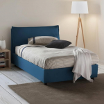 Talamo Italia - Gloria Kahekohaline hoiuvoodi, 100% Made in Italy, eesmine avaus, sobib 120 x 190 cm madratsile, sinine