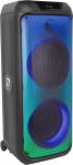 BoomToneDJ BooMaster 900 900W kaasaskantav aktiivne k&otilde;lar valgusefektidega, Bluetooth 5.0, TWS, USB/SD, laetav aku, rattad ja k&auml;epide