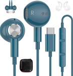 USB C k&otilde;rvaklapid Honor 400 Lite jaoks Redmi Note 15 Pro+ magnetilised stereok&otilde;rvaklapid C-t&uuml;&uuml;pi kaabliga iPhone 17 16 15 Pro Max 16e Pixel 10 9a jaoks Samsung Galaxy A56 A16 A17 A26 S26 jaoks OnePlus