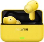 realme Buds T500 Pro juhtmevabad Bluetooth k&otilde;rvaklapid 50 dB ANC, Hi-Res Sound, Bluetooth 6.1, IP55, 6 mikrofoni, MindFlow režiim ja kommi disain igap&auml;evaseks kasutamiseks, kollased