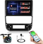 Qualcomm 8 Core 4 + 64 GB Android 15 autoraadio Peugeot 406 1999-2004 traadita Carplay Android auto, 9-tolline puuteekraaniga raadio 3D automudel/jahutusventilaator/GPS/BT/WiFi/Reversioonikaamera/DSP/FM/RDS/SWC/Mic