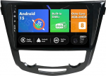 SXAUTO Sisseehitatud DAB Android 15 IPS autoraadio Nissan X-Trail Qashqai J11 Rouge (2014-2018) - Sisseehitatud Carplay/Android auto - Kaamera + MIC - 4G + 64G - 360-CAM SWC Fast-Boot WiFi - 2 DIN 10.1 tolliga