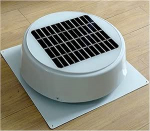 Radiaalventilaator, 10W Solar Dachbauer L&uuml;fterdach Dach paigaldatud Abgasventilator 530CFM for Treibhaus Garage Mobile Toilettengarten Wohnheime