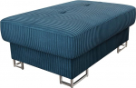 Mirjan24 Cotere Corduroy Ottoman Stool Diivan Stool Modern Bench Pouf Footstock Choice of Colours (Poso 05)