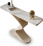 Eingangstisch, modernes Sofa & Konsole, schmaler Beistelltisch, zeitgen&ouml;ssischer Akzenttisch f&uuml;r Wohnzimmer, Flur, Foyer, hinter der Couch