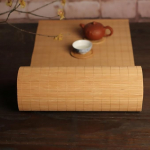 Natural Bambusstangen Tablemat Kung Fu Tee Set Slat Matte Tischemat, handgefertigter Tee Tischl&auml;ufer Teppich f&uuml;r Heimdekoration