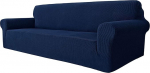 Universaalsed diivanikatted Stretch Diivan Cover Slipcovers m&ouml;&ouml;bli kaitsja Pet Diivan Slipcover tugitool mitu istekohta (1 Seater, Navy)