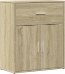 vidaXL Sideboard, kapp koos hoiuruumiga, k&uuml;lgkapp elutuppa, k&ouml;&ouml;ki, esikusse, kapp, Highboard, kaasaegne, Sonoma tammepuidust materjalist