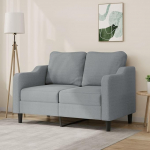 359351 2-kohaline diivan, helehall, 120 cm kangas, Lounge diivan, Diivanid ja diivanid, Relax diivan, Diivan elutuppa, Diivan koos - 359351