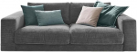 KAWOLA Suur diivan Cord Diivan 2-kohaline Madeline - Mega diivan Diivan Hall, polsterdatud, l&otilde;&otilde;gastav diivan 230 x 60 x 120 cm (B x K x S), Lounge diivan elutoa disain.