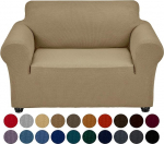 Joccun veekindel tugitool Slipcovers diivanikatted, 1 t&uuml;kk, Stretch Spandex Jacquard diivanikate elastse p&otilde;hjaga, m&ouml;&ouml;bli kaitsja koertele, kassidele, lastele (tugitool, helepruun)