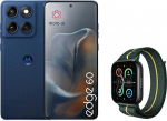 Motorola Edge 60 Fusion nutitelefon Pantone Gibraltar Sea + Moto Watch Fit