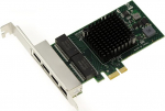 KALEA-INFORMATIQUE PCIe x1 v&otilde;rgukontrolleri kaart 4 porti RJ45 Quad LAN GIGABIT ethernet 10 100 1000Mb 1G - BroadCom BCM5719 - madal ja k&otilde;rge profiiliga