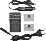 DSTE(2 Pack) asendusaku NB-5L + DC22E reisilaadija &uuml;hildub Canon PowerShot S100, S110, SD700 is, SD870 is, SD880 is, SD890 is, SD900 is, SD950 is, SD970 is, SX230 HS digikaameraga.