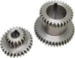 2 tk T43 x T31 / T30 x T18 hammaste topelt metallist treipingid, topelt hammasratas mini treipingi tarvikutele