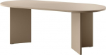 Selsey ovaalne s&ouml;&ouml;gilaud 90 x 204 cm Cappuccino