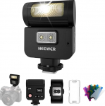 NEEWER Z140 16Ws kaamera v&auml;lklambi valgus GN15 1200 mAh/1200 v&auml;lgutab t&auml;isv&otilde;imsusel/1.2s laadimisaeg/6200&plusmn;200K, manuaalne v&otilde;imsuse seadistus 1/128-1/1 S1/S2 režiim, &uuml;hildub Canon Nikon Sony Fujifilmiga.
