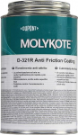 Molykote D-321 R Anti-Friction Coating 1 kg &Otilde;hku kuivav kuiv m&auml;&auml;rdeaine metallkombineeritud k&otilde;rge koormusega silindrite laagritele P&uuml;siv m&auml;&auml;rimine Madal h&otilde;&otilde;rdumine aeglane kuni keskmine kiire liikumine