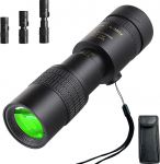 Improved 10-300 x 40 Monocular Telescope for Adults, Zoom with BAK4 and FMC Lenses for Concerts, Bird Watching, Star Gazing
