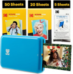 Kodak Step Instant Screen nutitelefoniprinter - 75 lehe pakett - tsink 2x3-tollised fotod - Bluetooth - sinine