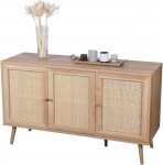 Toilinux.com Sideboard Bali, mit 3 T&uuml;ren und Sperrholz, k&otilde;rgus 70 cm