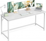 VASAGLE LWD121WF01 Arvutilaua kontorilaud 160 x 60 x 76 cm &otilde;ppet&ouml;&ouml;ks magamistuppa elutuppa Maple White Pearl White