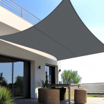 Sunny Guard Awning, Rectangular Sun Protection, Water-Repellent, Weather Protection, Impregnated, Awning, Canopy, UV Protection For Balcony, Terrace, Garden, 3x4, charcoal