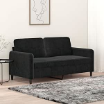 Juroupi Lambi 359447 2-kohaline diivan Diivan 2-kohaline diivan elutuppa Diivan Lambi must 140 cm Velvet