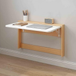 Faltbarer Wandtisch, platzsparender Esstisch aus Holz f&uuml;r kleine R&auml;ume, robuste Werkbank, vielseitig und stabil, perfekt f&uuml;r K&uuml;che, Zuhause, B&uuml;ro oder Wohnzimmer