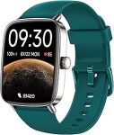 Smartwatch Naised Mehed koos telefoni funktsiooniga, 1,85-tolline spordikell Smart Watch, 100 + spordimoodused, Fitness Tracker koos s&uuml;dame l&ouml;&ouml;gisageduse / SPO2 / une monitori, sammuloenduriga, IP68 veekindel spordikell iOS-ile