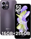 Ulefone Note 16 Pro mobiiltelefon ilma lepinguta, 16GB + 256GB/SD-256GB Android 13 nutitelefon 4400mAh 50MP kaameraga Octa Core 6,52-tolline HD+ 5Ghz WiFi Dual SIM s&otilde;rmej&auml;lg/n&auml;o ID/4G/GPS/OTG/Lilla