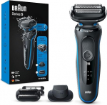 Braun Series 5 Electric Shaver with EasyClick Trimmer Attachment, Men's Electric, Precision Trimmer, EasyClean, Gift Man, Made in Germany, 51-B1820s, Blue