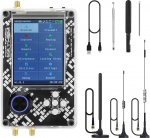Hamgeek HackRF One R9 V2.0.2 SDR raadio ja PortaPackH2M sisaldab 5 antenni ja USB-kaablit, plastmassist korpusele paigaldatud