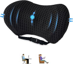 Lumbaalne seljapadi, nimmepadi kontoritoolile ja autoistmele, m&auml;luvahust seljatoepadi, reguleeritav rihm, nimmepadi ergonoomiline autoistmetele, kontoritoolile