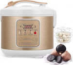 Moongiantgo 6 L must k&uuml;&uuml;slaugu fermentor, automaatse kontrolliga k&uuml;&uuml;slaugupott Natto, jogurt, Kimchi, veini k&auml;&auml;ritamise masin, k&uuml;&uuml;slauguk&uuml;psetaja t&auml;pse aja- ja temperatuurikontrolliga, 220 V