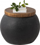 HOMPUS Side Table Modern Side Table Home Decor Accent Bedside Table for Living Room Bedroom Balcony or Outdoor No Assembly