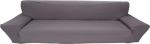 4 Seater Sofa Covers 7 Solid Colors Full Stretch Slipcover Elastic Fabric Soft Couch Cover Sofa Protector Home Furniture (Color : Grey)