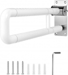 QWORK&reg; Wall Support Handle, Foldable, 60 cm, Stainless Steel, Load Capacity 200 kg