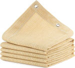 Markiis P&auml;ikesekaitse Ristk&uuml;likukujuline, rebenemiskindel HDPE 95% UV kaitse markiisid koos trosside ja kaablikinnitustega aeda, terrassile, r&otilde;dule, telkimisele, pergoolile, auto markiisile, 1 meeter 1 auk (3 x 5 m)