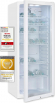 Exquisit klaasuksega k&uuml;lmik GKS240-GT-160C valge | Mahutavus: 237 L | Ukselukk | 6 riiulitariivi | Ringlusventilaator | Seisev seade
