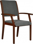 DEVITA - Kerry Senior Tool - Tume peitsitud p&ouml;&ouml;k - Erinevad istmek&otilde;rgused saadaval alates 43 cm kuni 55 cm (46 cm istmek&otilde;rgus, puit: tume p&ouml;&ouml;k - kate: 144 Microfibre Sand)