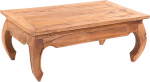 Design Opium Table East | 100 x 60 x 41 cm (B x S x K x K), Mahagonist taaskasutatud puit | K&otilde;rvallaud, kohvilaud t&auml;ispuidust, v&auml;rv: 08 mesi, vahatatud.