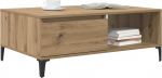 vidaXL Artisan Oak Coffee Table, 90 x 60 x 35 cm, puitmaterjal, stiilne kaasaegne kohvilaud ristk&uuml;likukujulise pinnaga, vastupidav puit praktiliseks elutoa sisustamiseks