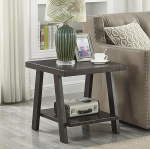 Roundhill Furniture Athens kaasaegne puidust k&uuml;ljelaud - Weathered Espresso