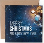 1 x &otilde;nnitluskaart (fotot&auml;ht) - H&auml;id j&otilde;ule ja head uut aastat - t&uuml;hi s&uuml;nnip&auml;evapidu aastap&auml;ev #45710