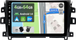 YUNTX [4GB + 64GB] Android 14 autoraadio Nissan Navara NP300 2015 2016 2017 2018 - [Integreeritud CarPlay/Android Car/DSP/GPS]-10.1-tolline IPS 2.5D kaamera + MIC-DAB / roolijuhtimine / peeglilink