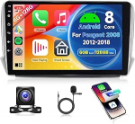 6G + 128G 8 Core Wireless Carplay Android Car Radio 2 DIN jaoks Peugeot 2008 208 2012-2018 10.1-tolline autoraadio traadita Android auto navigatsiooniga GPS WiFi peeglilink Bluetooth FM/RDS/DSP/SWC tagumine osa