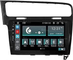Costum Fit autoraadio Volkswagen Golf 7 Must Android GPS Bluetooth WiFi Dab USB Full HD puuteekraaniga 10-tolline Easyconnect 8-tuumaline protsessor h&auml;&auml;lk&auml;sklused