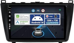 Android 14 IPS autoraadio Mazda 6 Rui Wing (2007-2012) - Juhtmevaba CarPlay + Android auto - tagurduskaamera - 2G + 32G - 9-tolline 2 DIN - DAB roolijuhtimine Dual Band WiFi Fast Boot