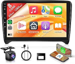8 s&uuml;damikud 6+128G Android Autoradio Audi TT MK2 8J 2008-2014 traadita Carplay 9-tolline Android Auto peeglilink Bluetooth FM/RDS/EQ/DSP WiFi GPS navigeerimine roolijuhtimine tagurduskaameraga